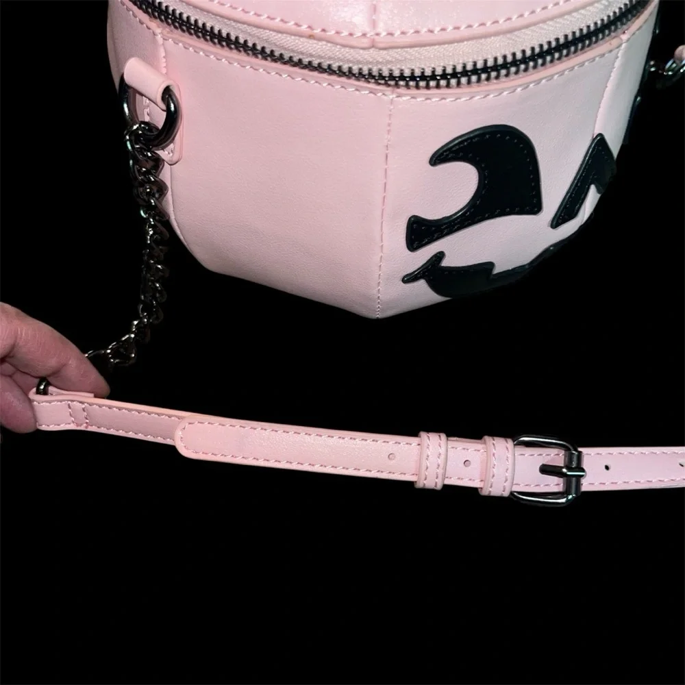 Mad Engine Round Pumpkin Jack O Lantern Handbag Purse New Halloween  NWT - Picture 7 of 11